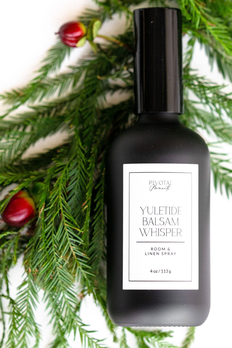 Yuletide Balsam Whisper Luxury Room + Linen Spray 4 oz